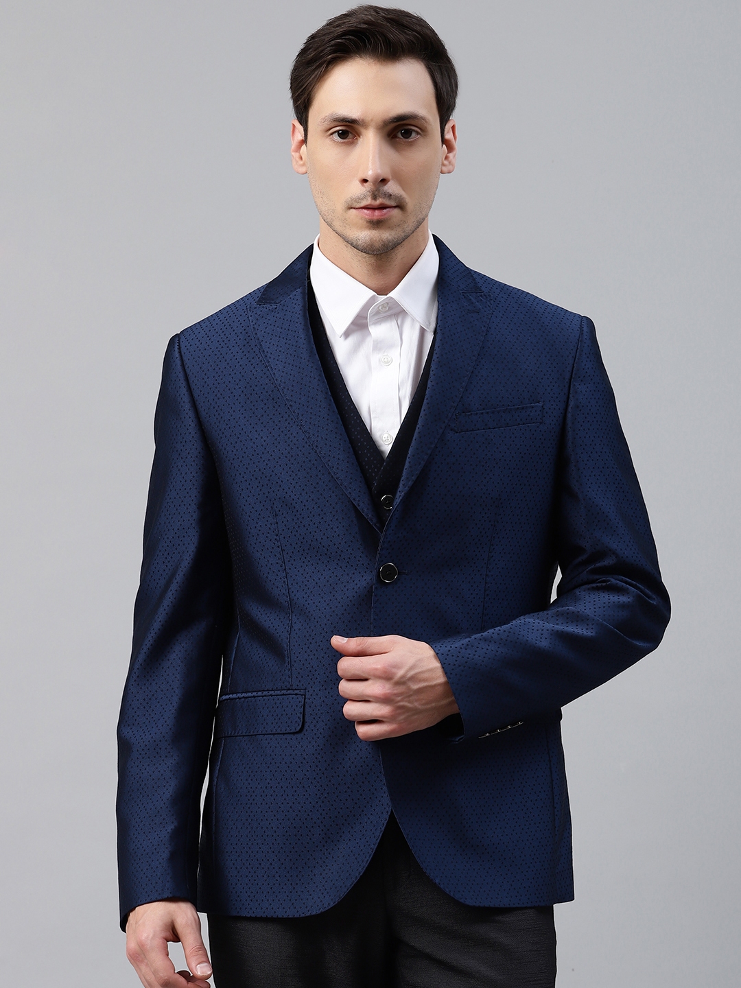 blackberry three piece suit