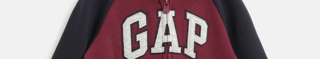 Buy GAP Boys Burgundy Applique Hooded Sweatshirt - Sweatshirts for Boys ...