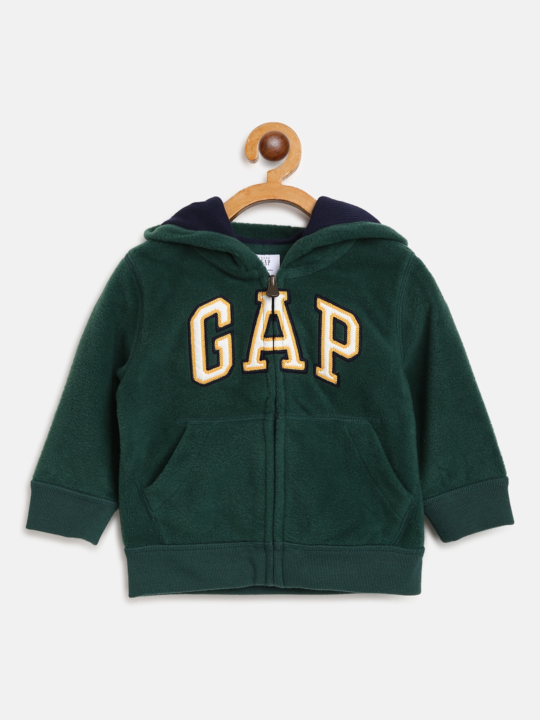 Buy GAP Boys Green Applique Hooded Sweatshirt - Sweatshirts for Boys ...