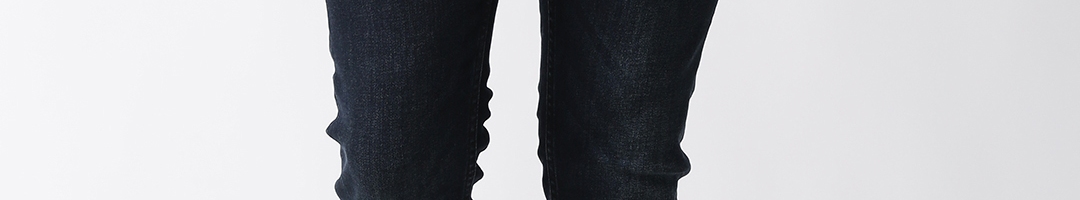 Buy Celio Men Navy Blue Slim Fit Mid Rise Clean Look Stretchable Jeans ...