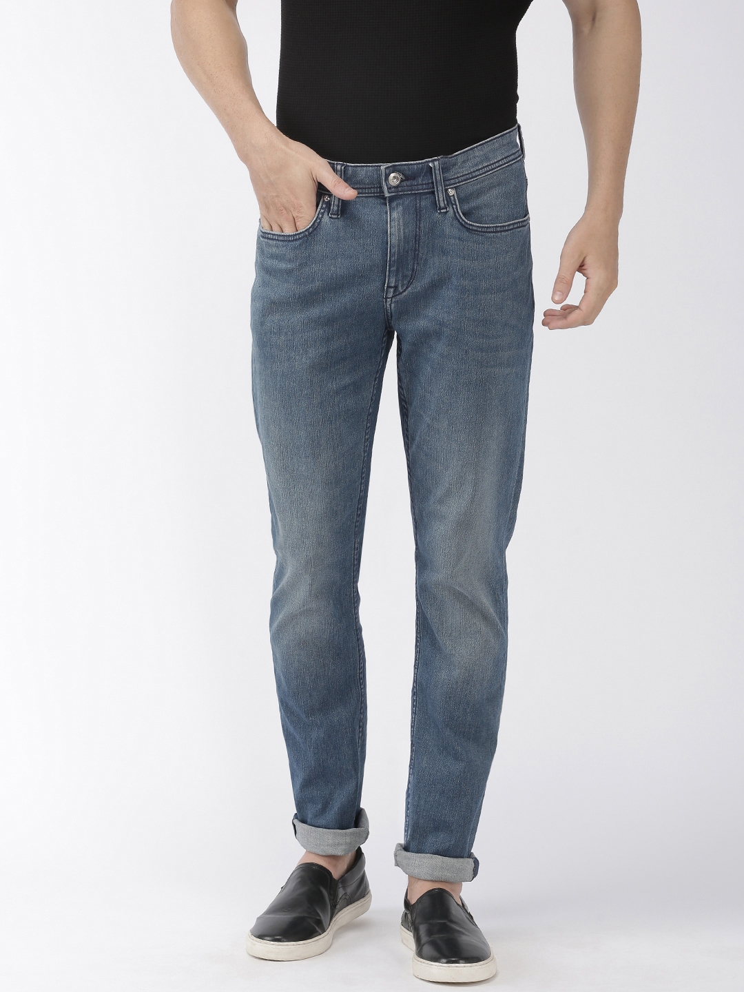 celio black jeans