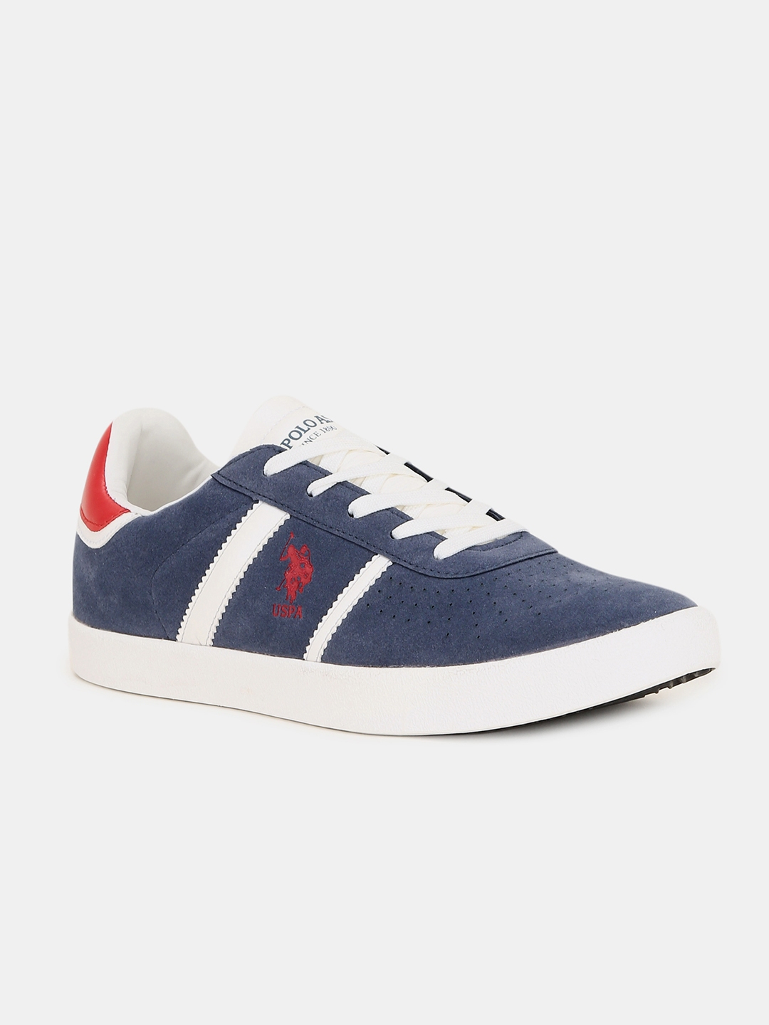 blue and yellow polo sneakers