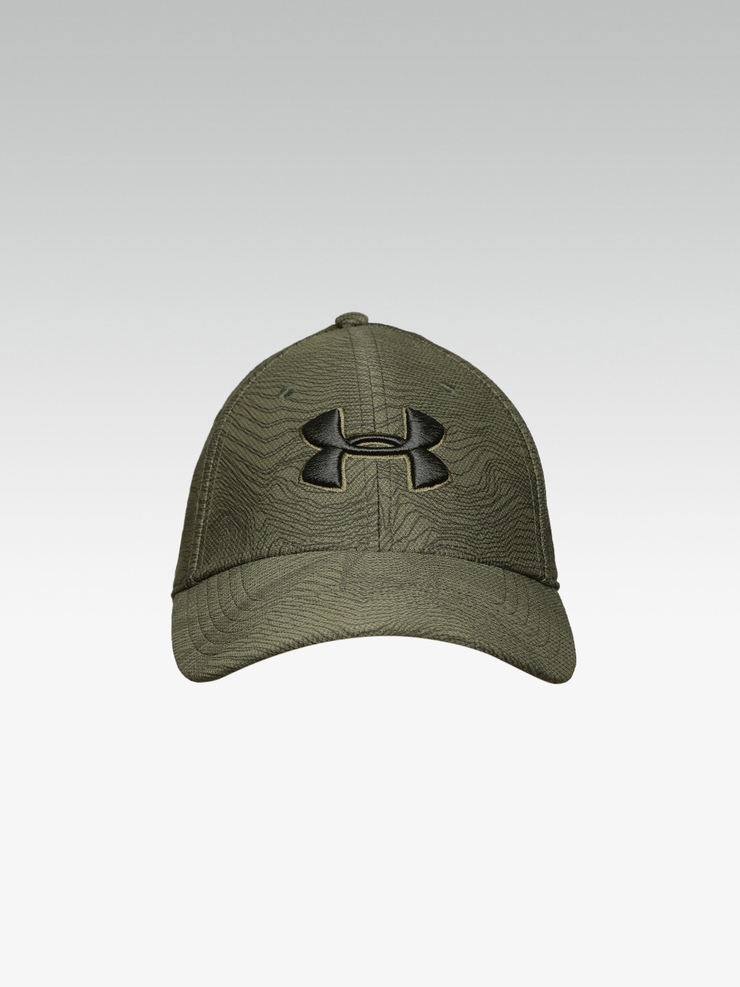 Buy UNDER ARMOUR Men Olive Green Printed Blitzing 3.0 Baseball Cap