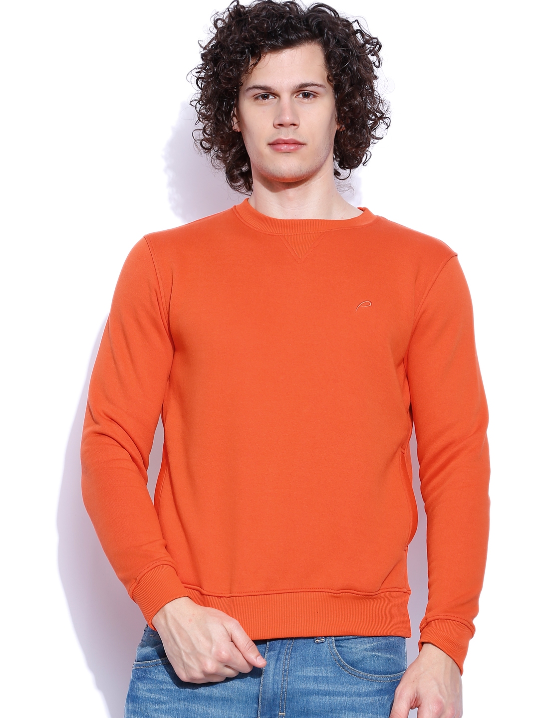 Buy Proline Orange Sweatshirt - Sweatshirts for Men 1086946 | Myntra