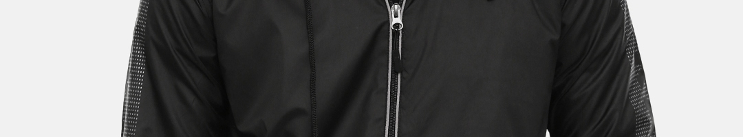 Buy SPYKAR Men Black Solid Windcheater Jacket - Jackets for Men ...