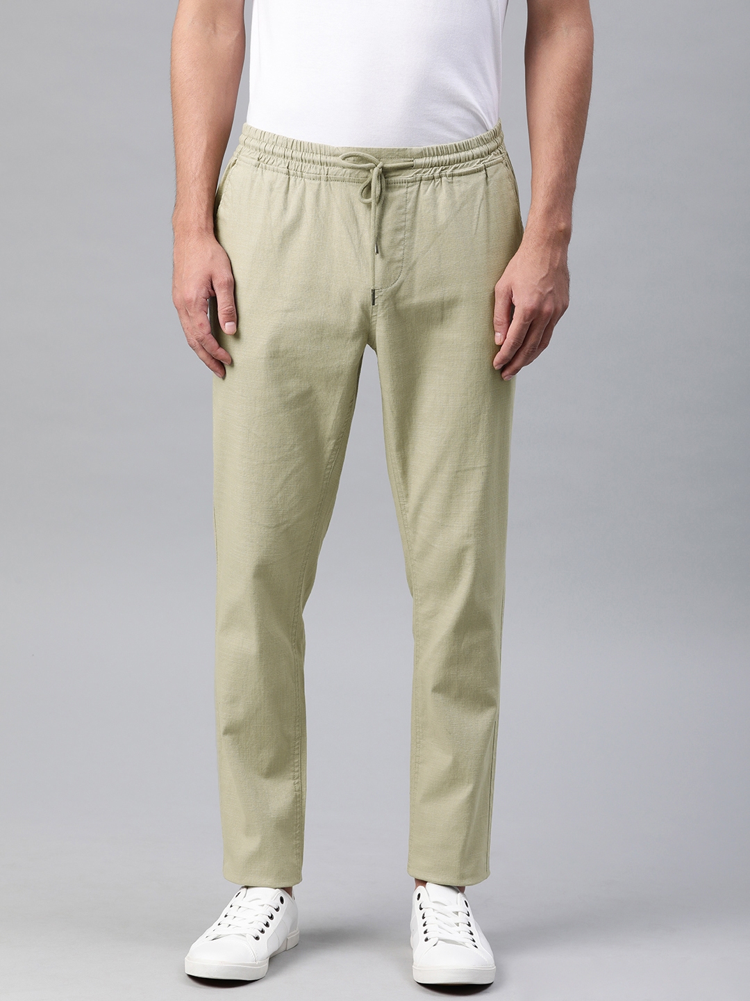 ivoc olive solid joggers