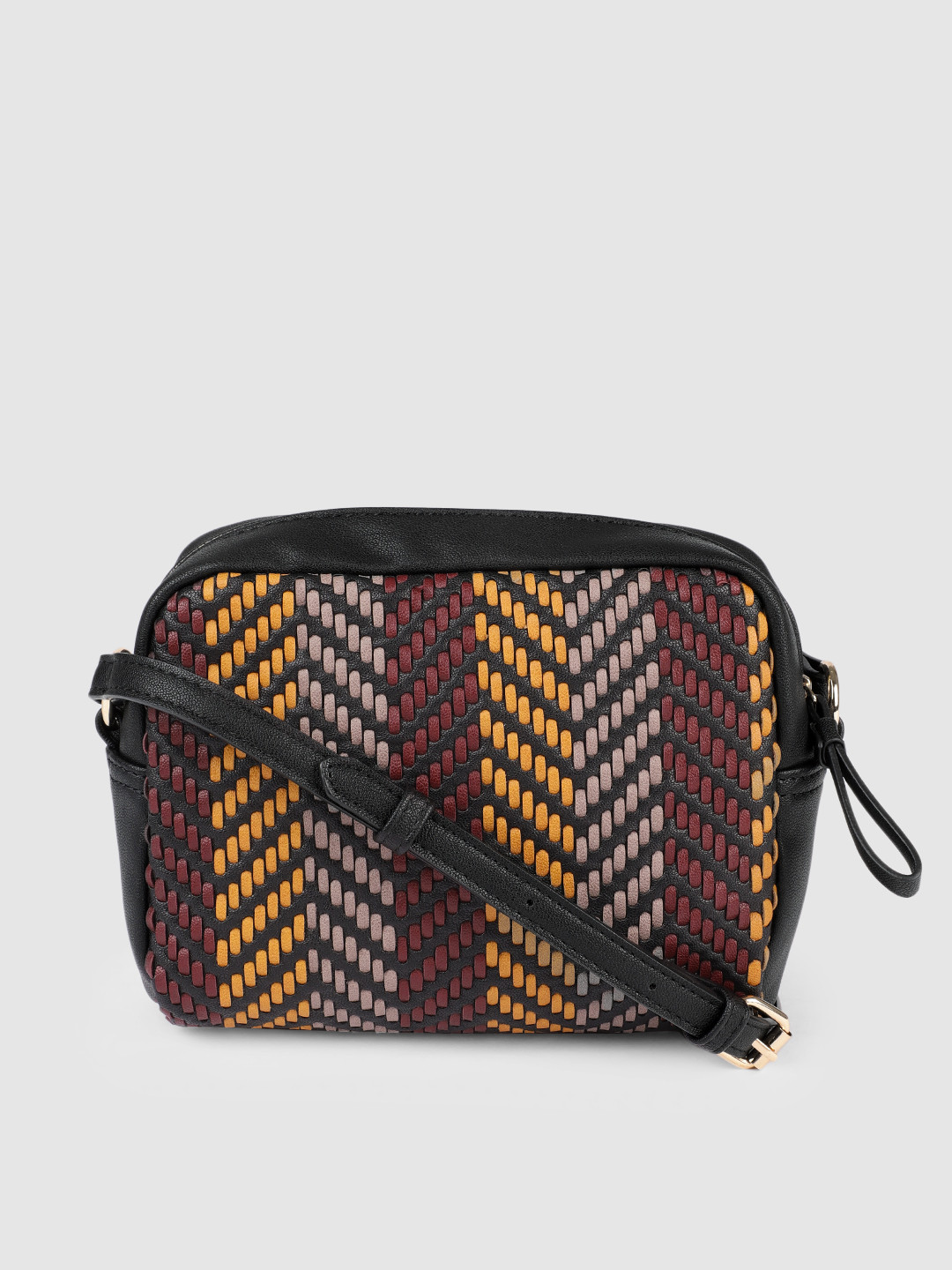 Buy Accessorize Multicoloured Textured Sling Bag Handbags for Women