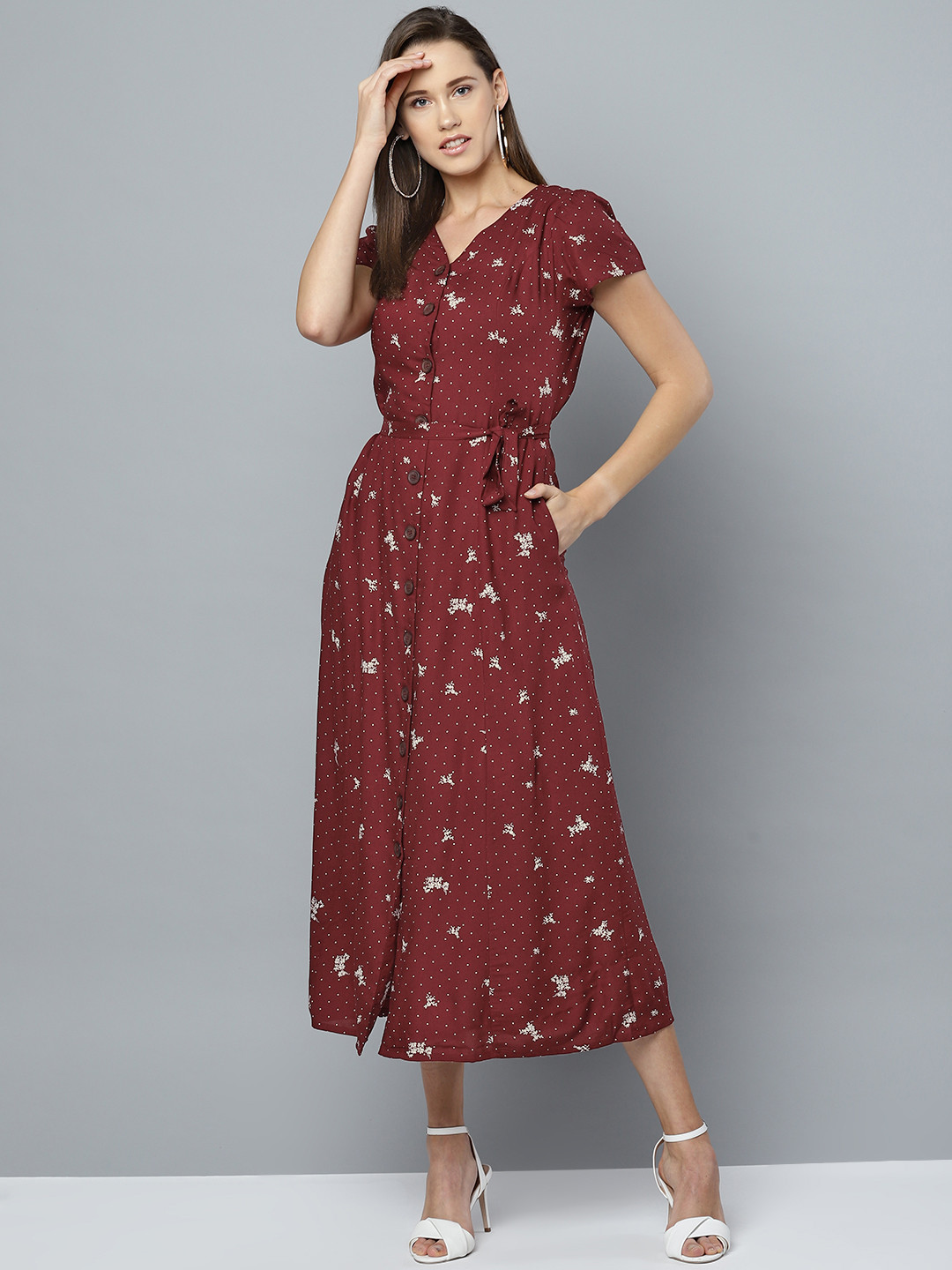 Mary Claire Dress- White main image 1