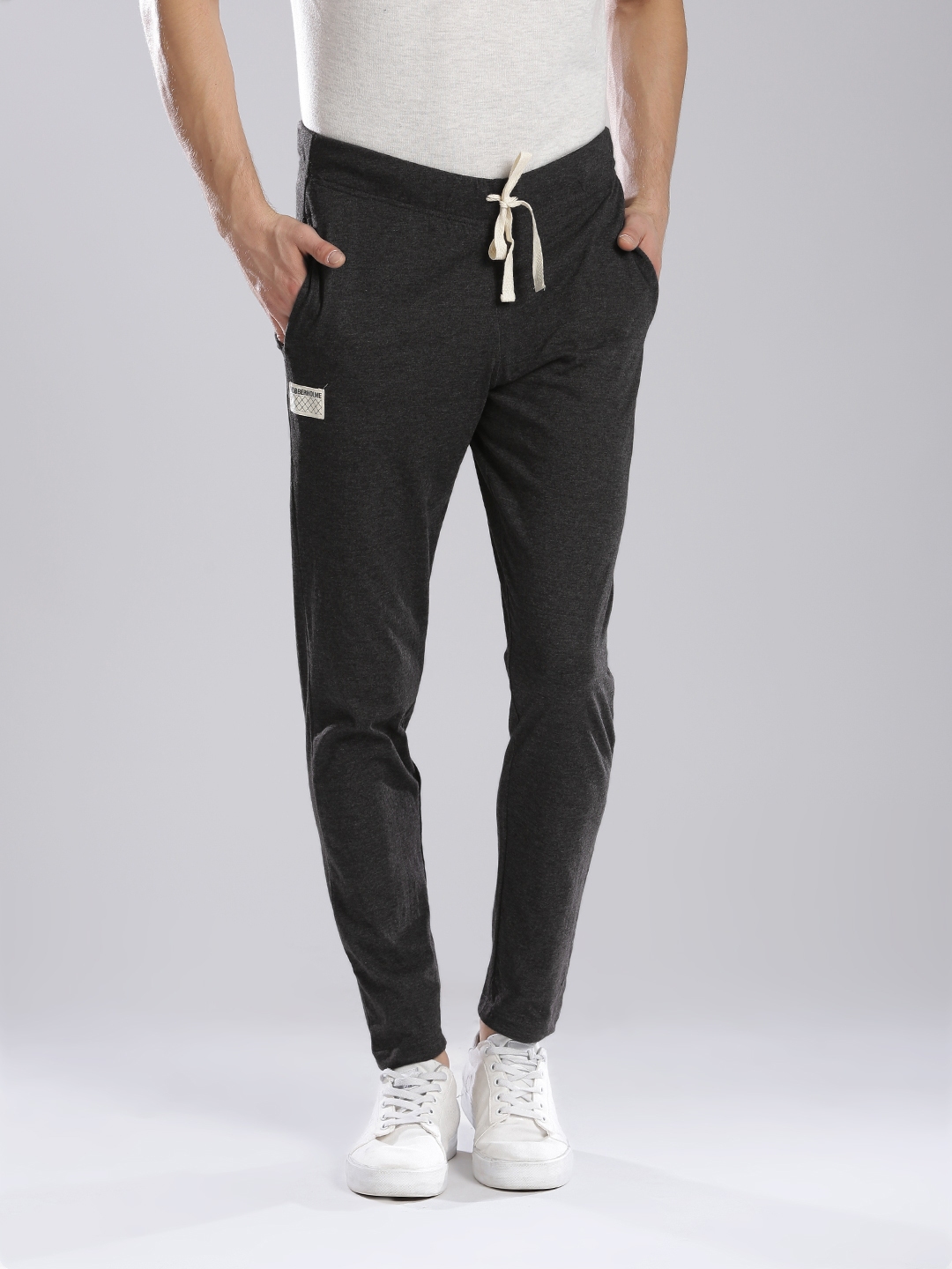 Buy Hubberholme Charcoal Grey Track Pants - Track Pants for Men 1088890 ...
