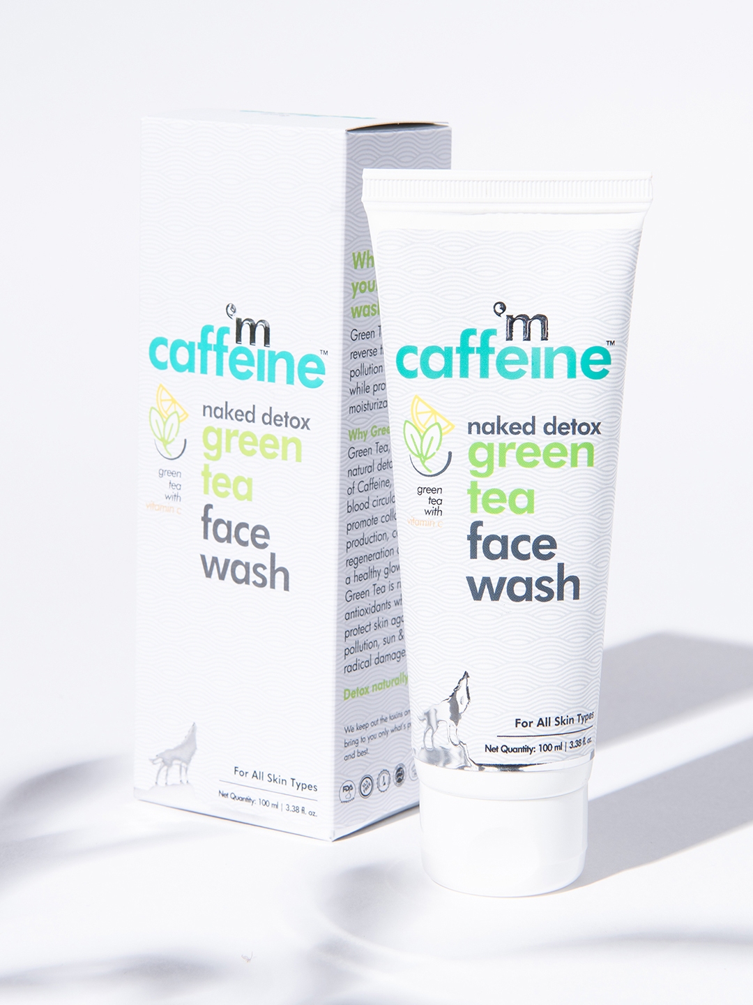 M Caffeine Green Tea Face Wash Review Buy MCaffeine Naked Detox Dirt Removal Green Tea Sustainable Face Wash