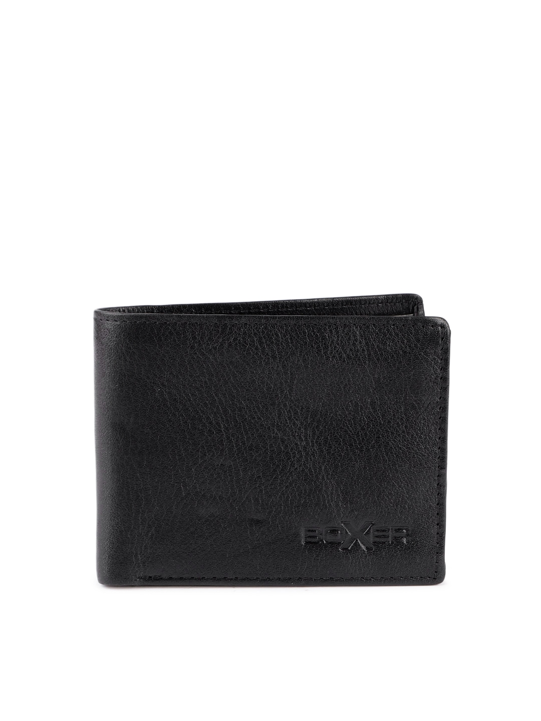 Buy BOXER Men Black Solid Leather Two Fold Wallet BW14 1 - Wallets for ...