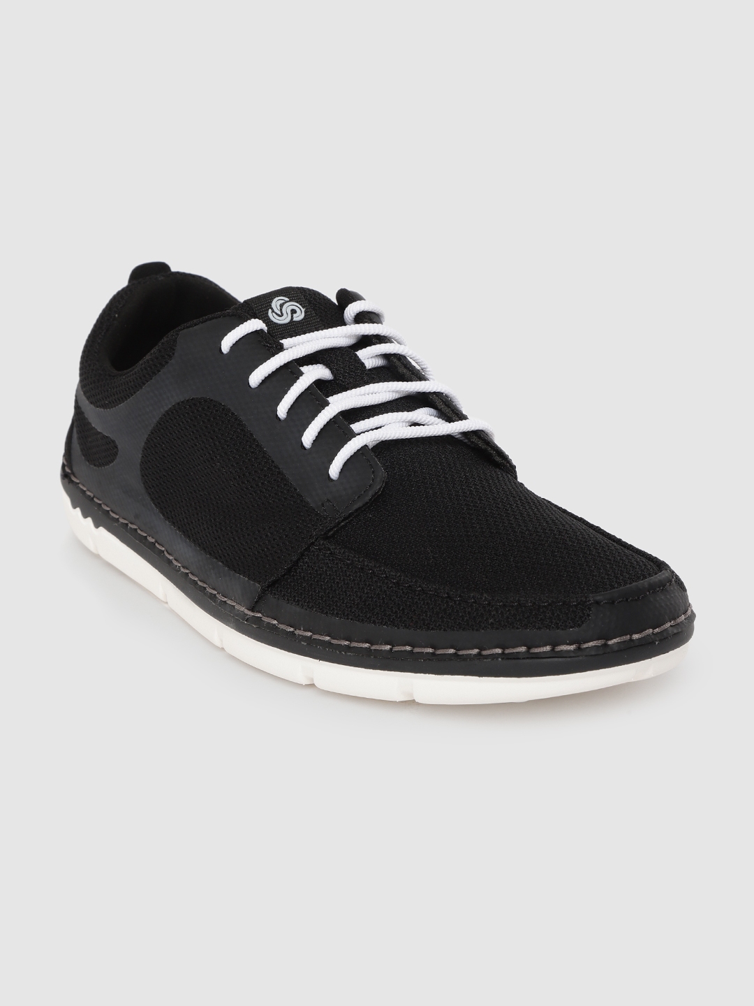 Solid black trainers sale