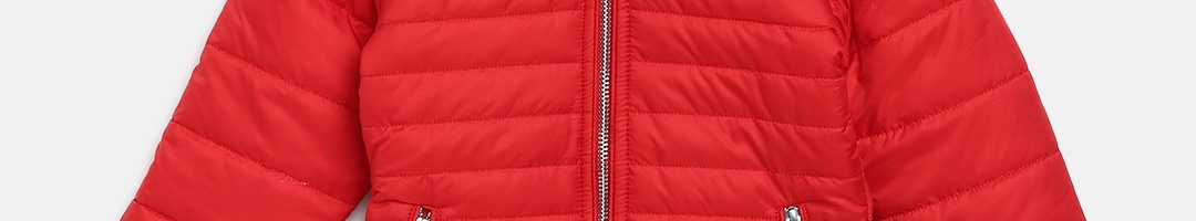 Buy Okane Girls Red Hooded Padded Jacket - Jackets for Girls 10906740 ...