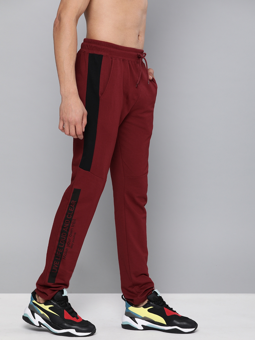 big men track pants