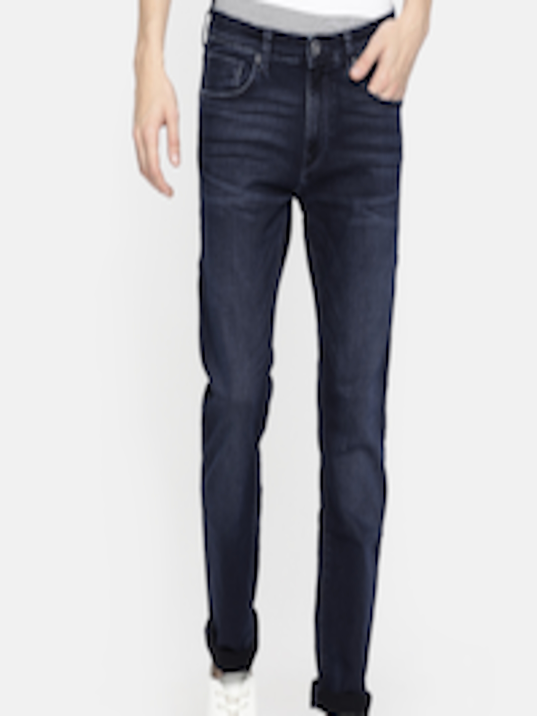 Buy Pepe Jeans Men Blue Alton Vapour Regular Fit Mid Rise Clean Look ...