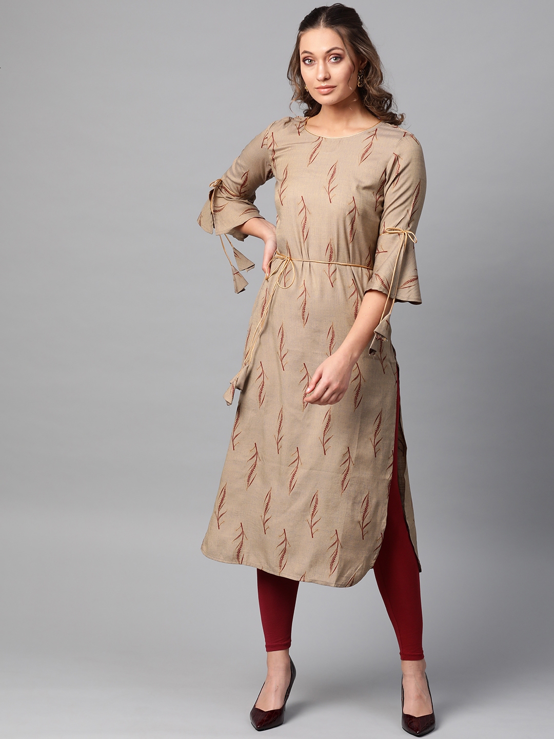 corduroy belted dress