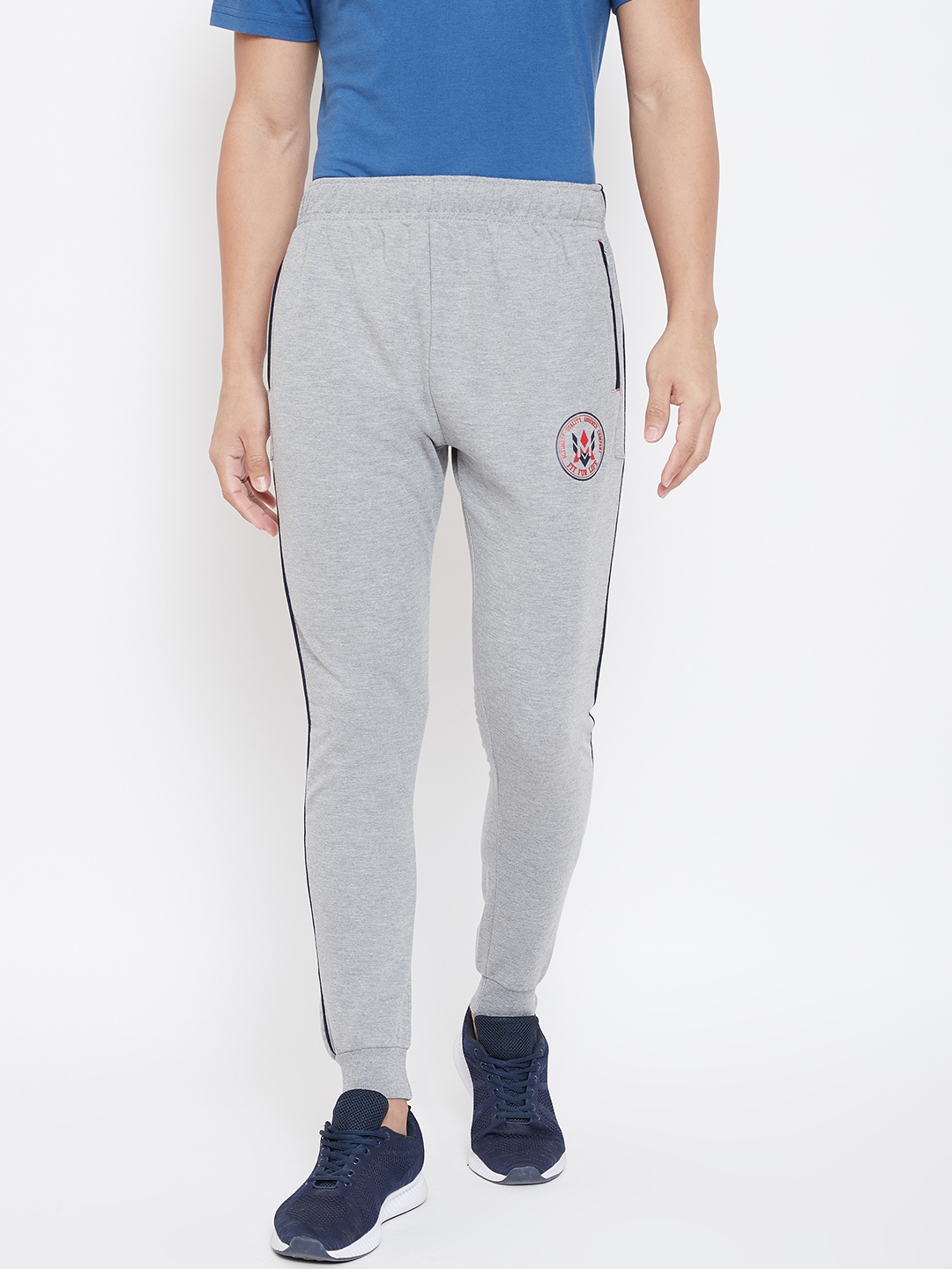 mens slim fit grey joggers