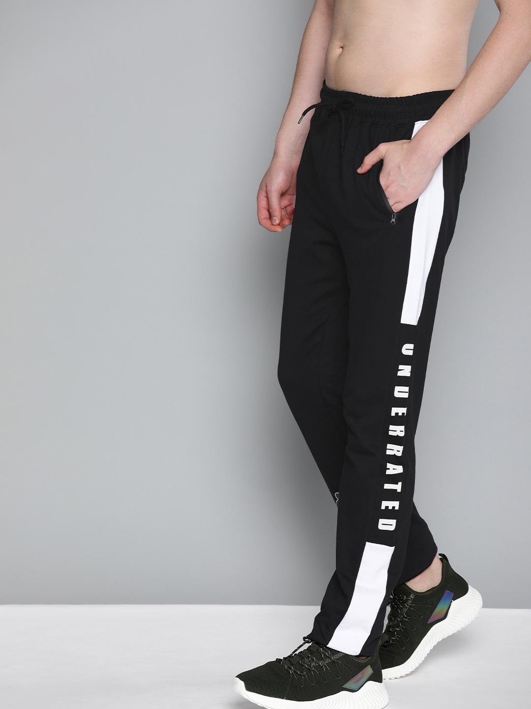 solid men's track pants