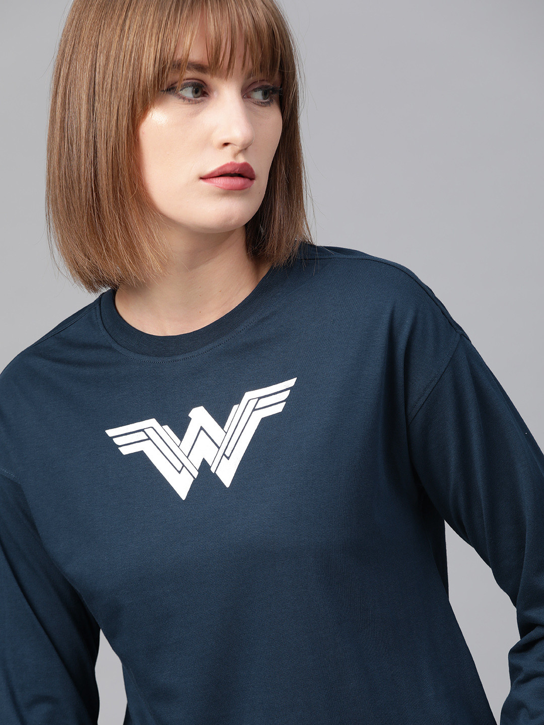 blue wonder woman t shirt