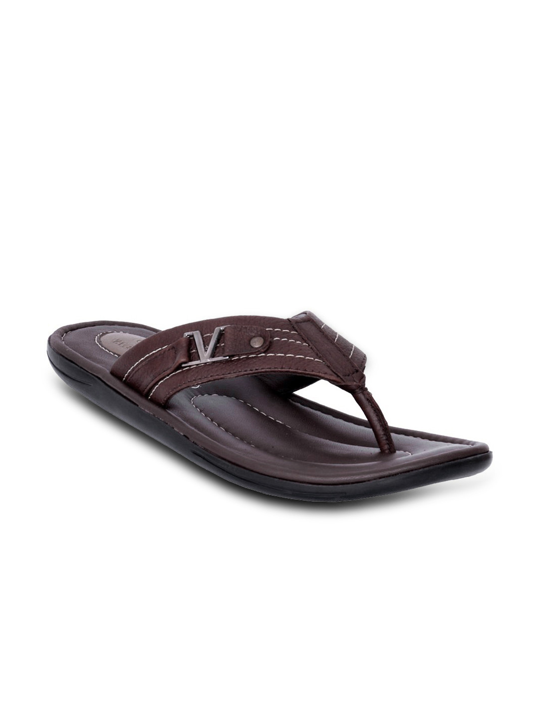 Buy Valentino Men Brown Leather Sandals Sandals for Men 1092689 Myntra
