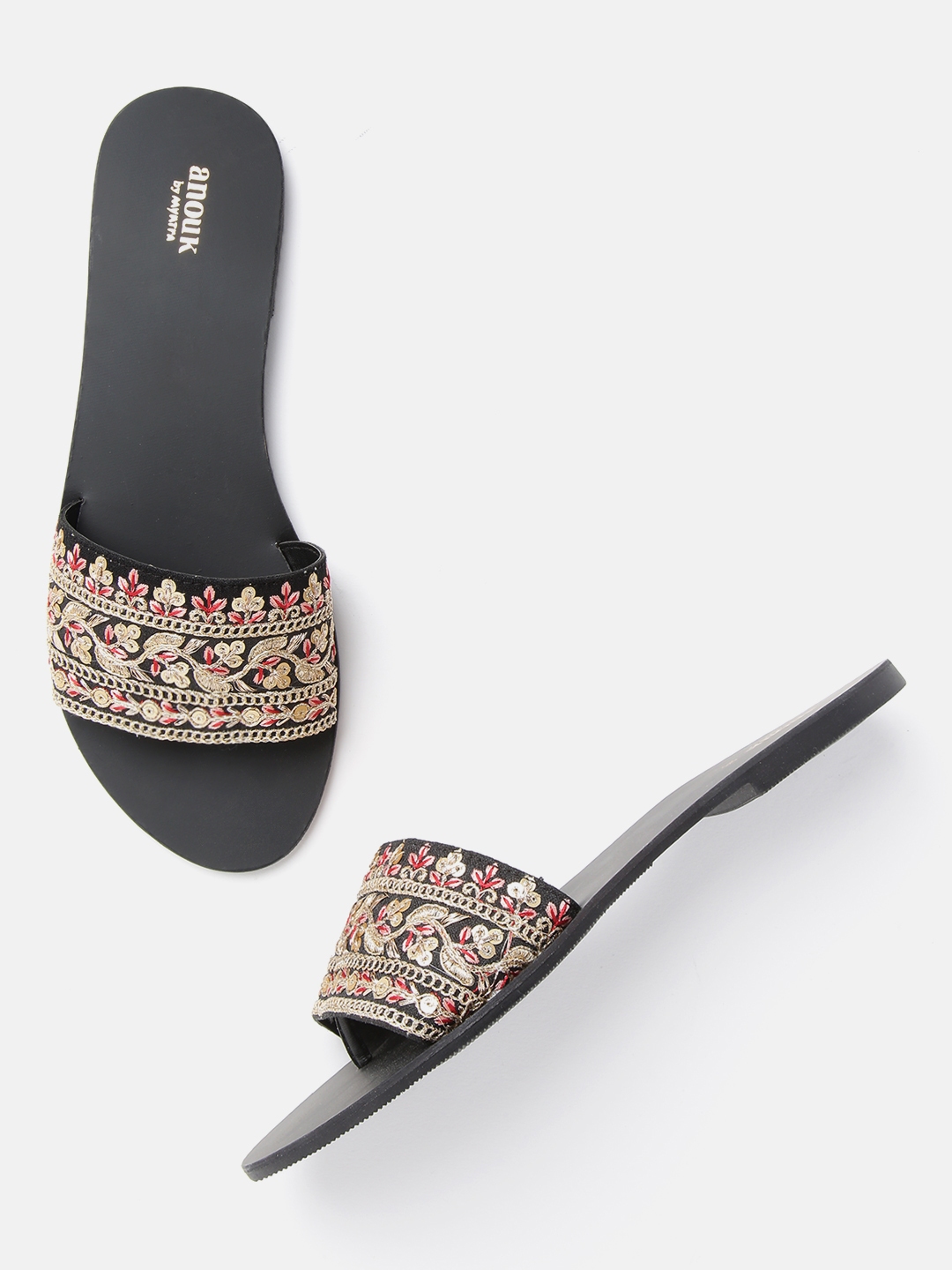 anouk open toe flats