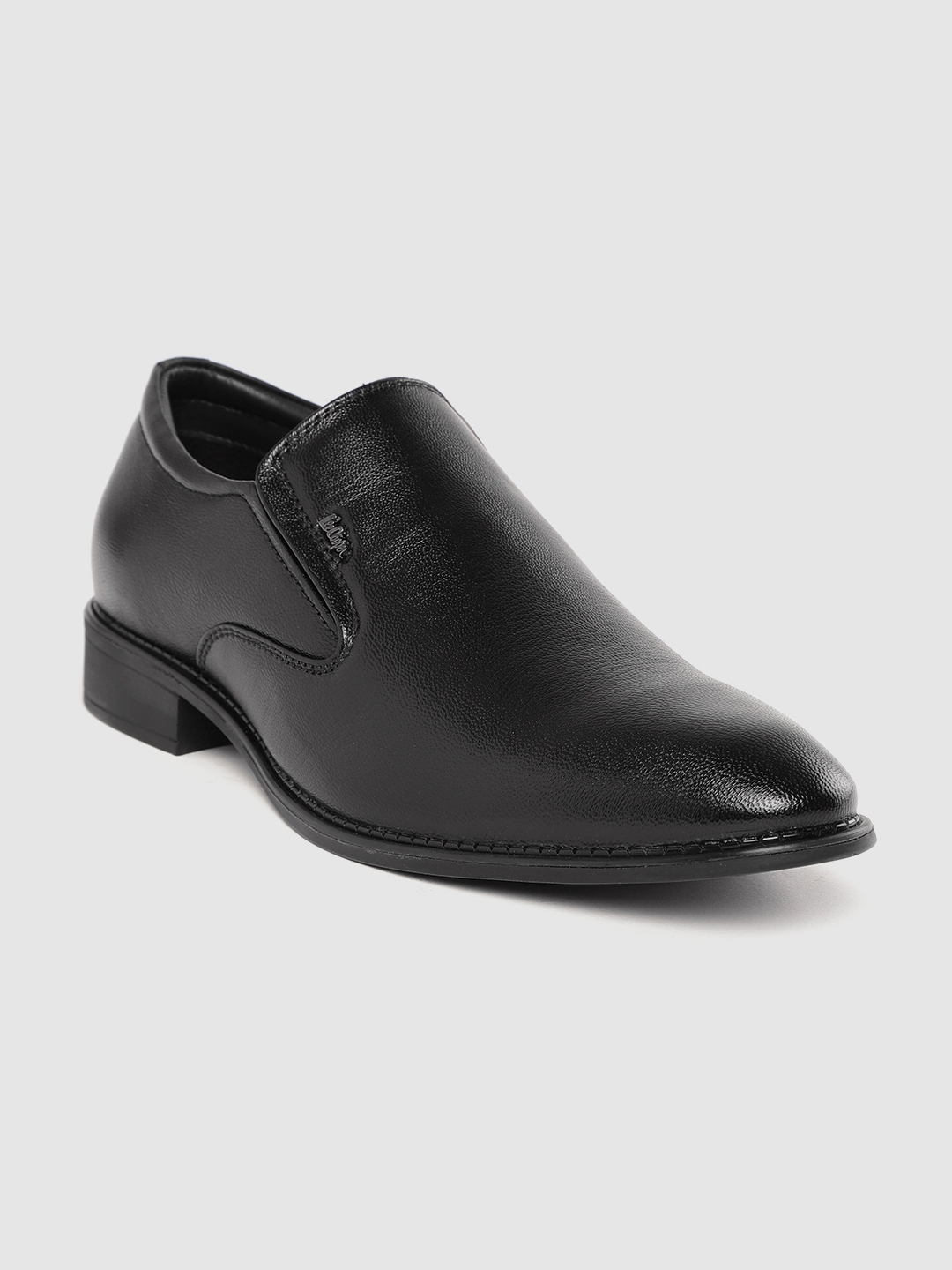 Buy Lee Cooper Men Black Solid Semiformal Leather Slip Ons - Formal Shoes for Men 10937026 | Myntra