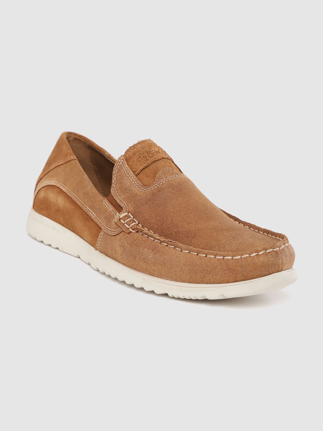 lee cooper men's leather casual loafers