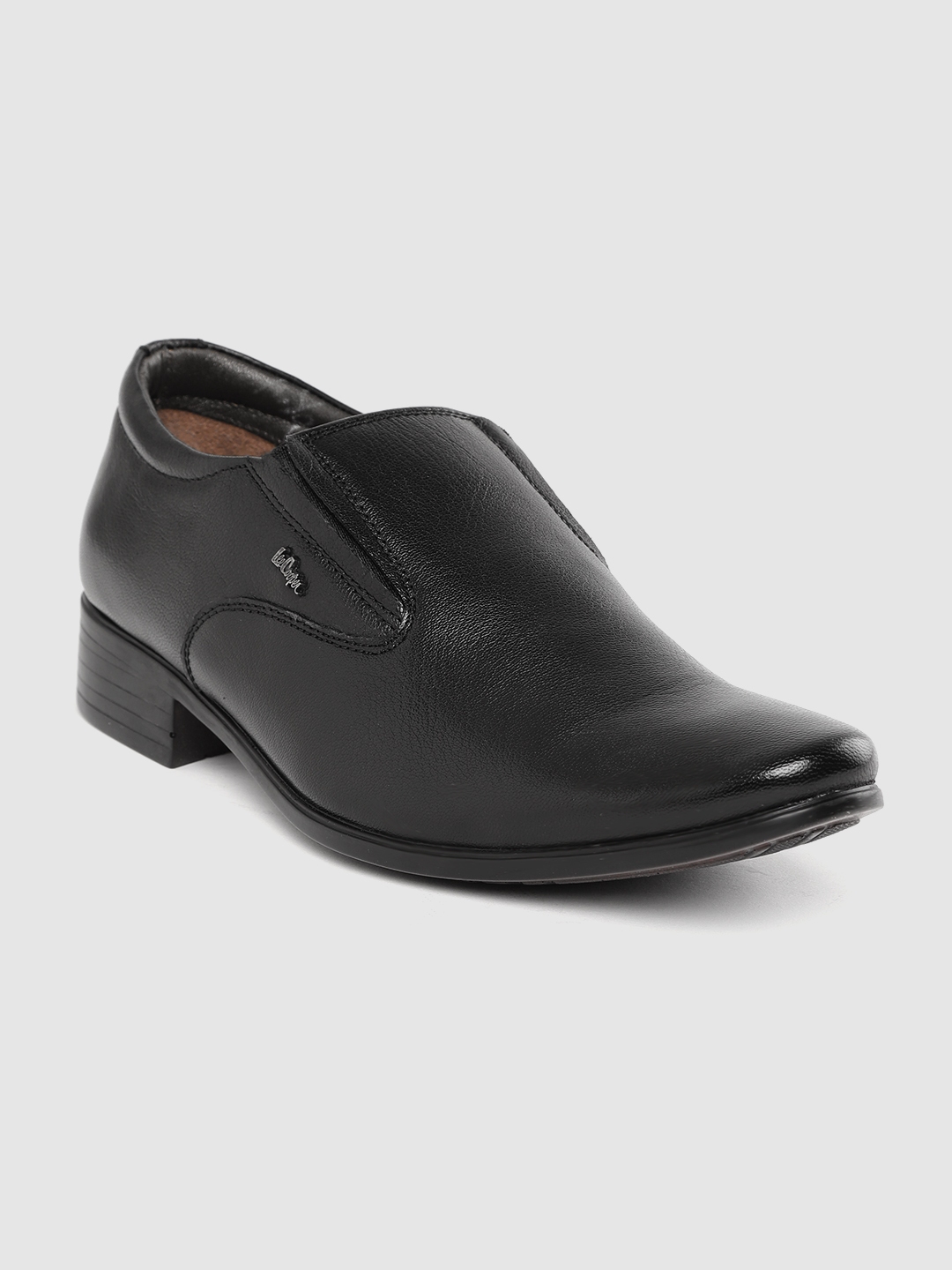 lee cooper men's leather slip on loafers