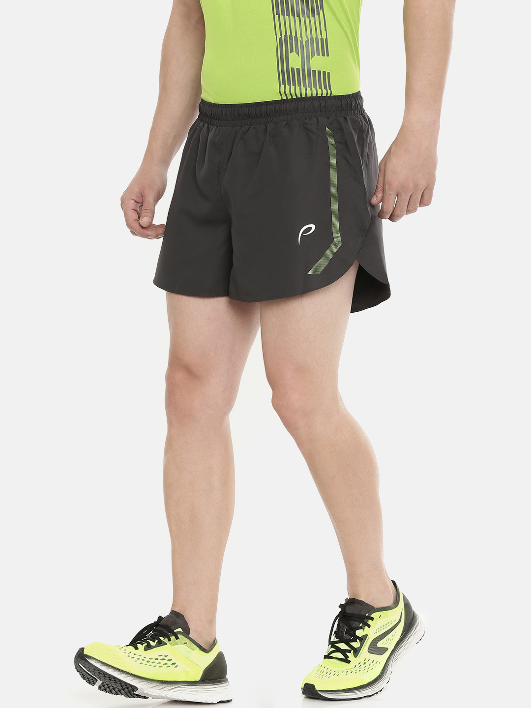 Buy Proline Active Men Charcoal Grey Solid Prodry Regular Fit Sports