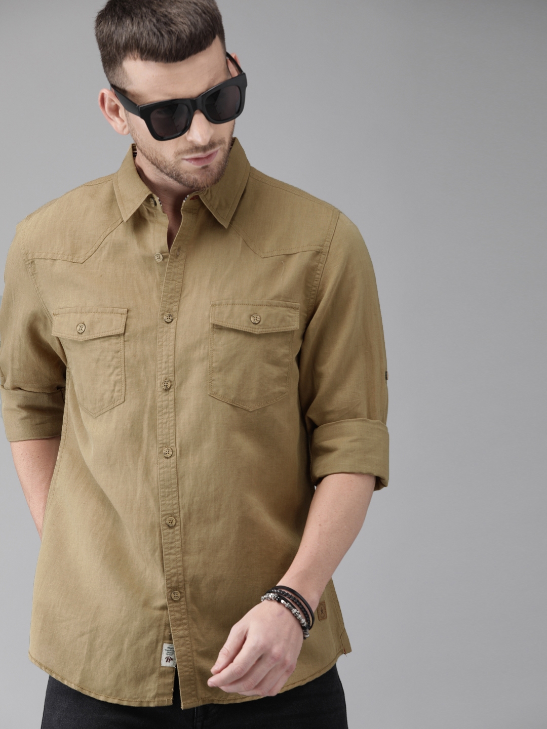 roadster khaki shirt