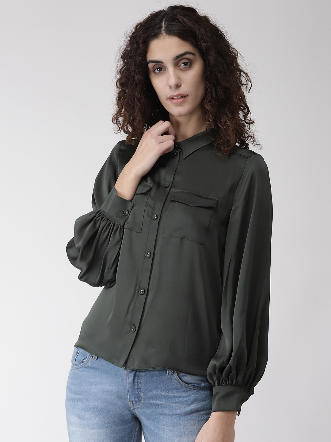 marks and spencer green t shirt