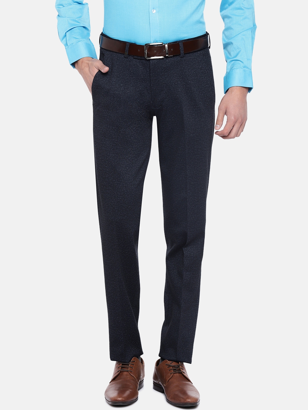 next black tapered trousers