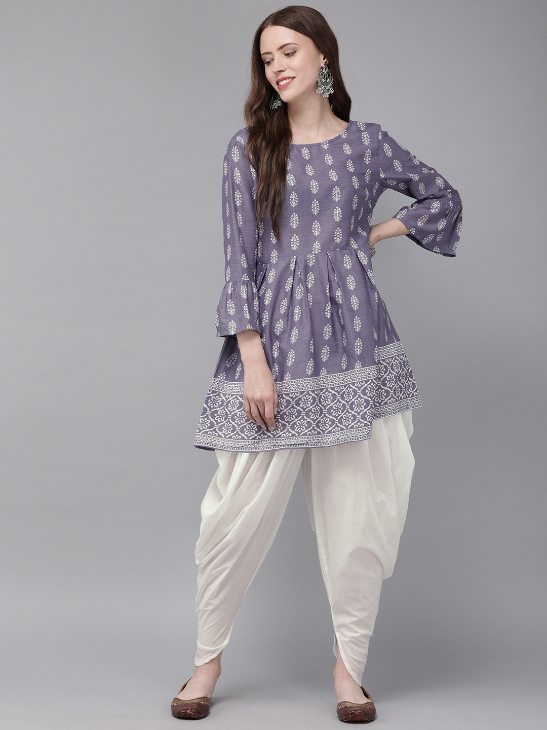 myntra anouk kurta set