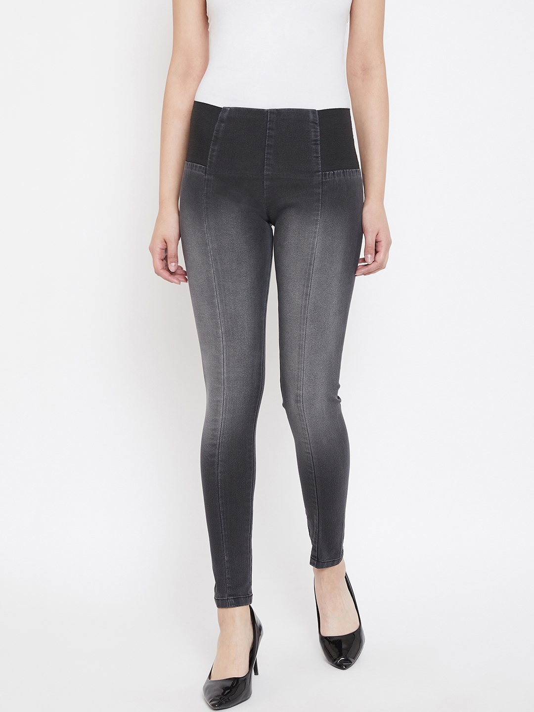 grey jeggings womens