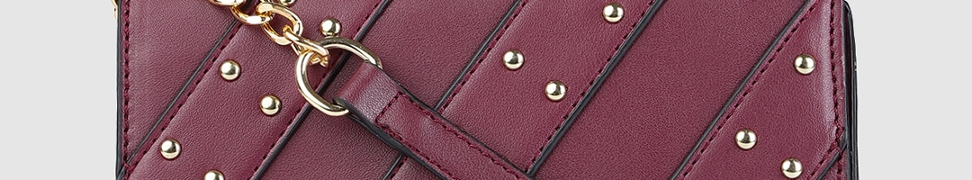 Buy Lavie Maroon Solid Sling Bag - Handbags for Women 10966442 | Myntra