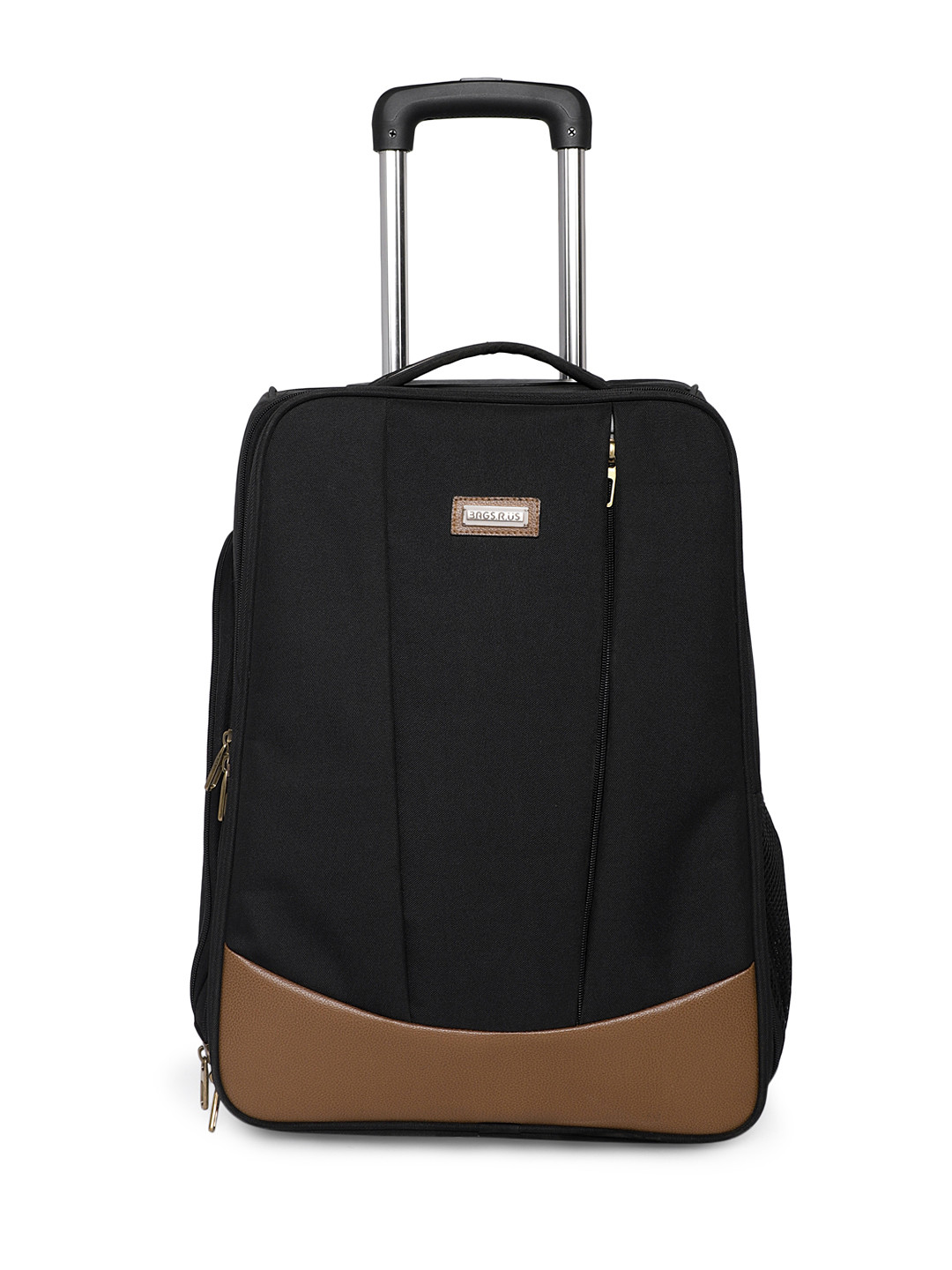 Buy Bags.R.us Unisex Black 43L Softsided Laptop Overnighter Trolley Bag