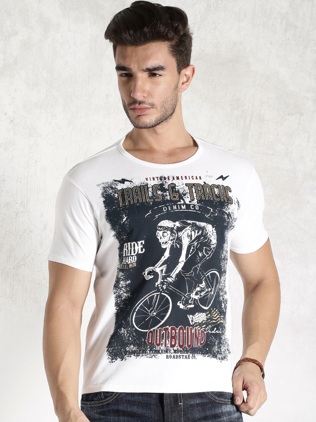 roadster tshirts myntra