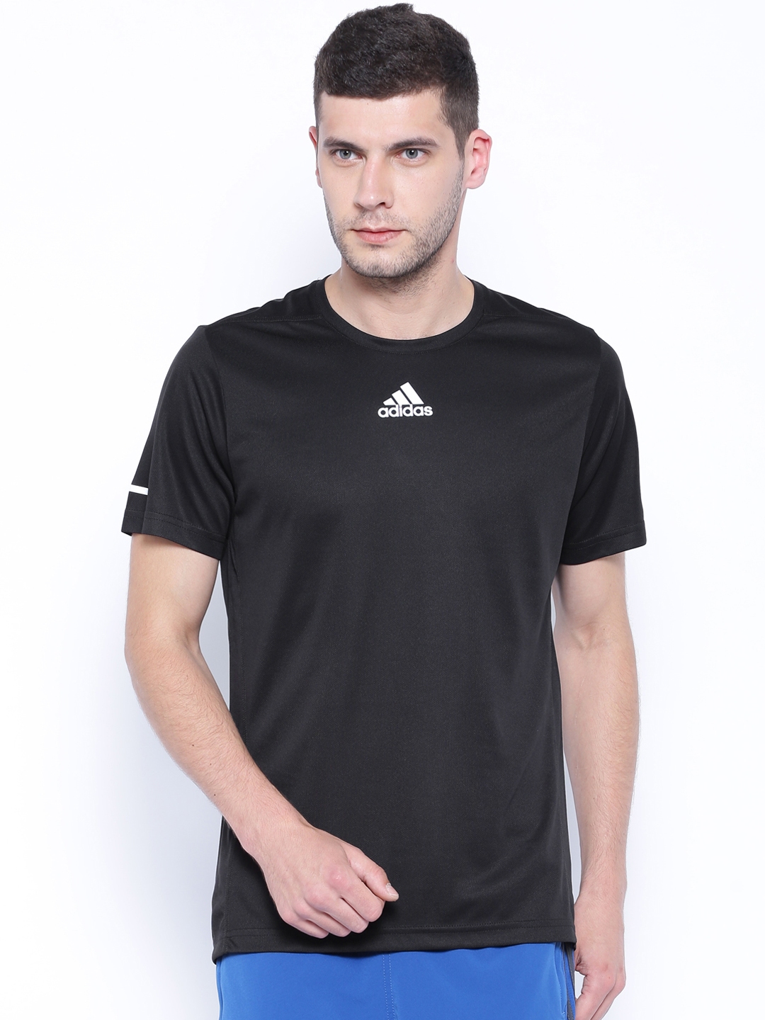 adidas running t shirt black