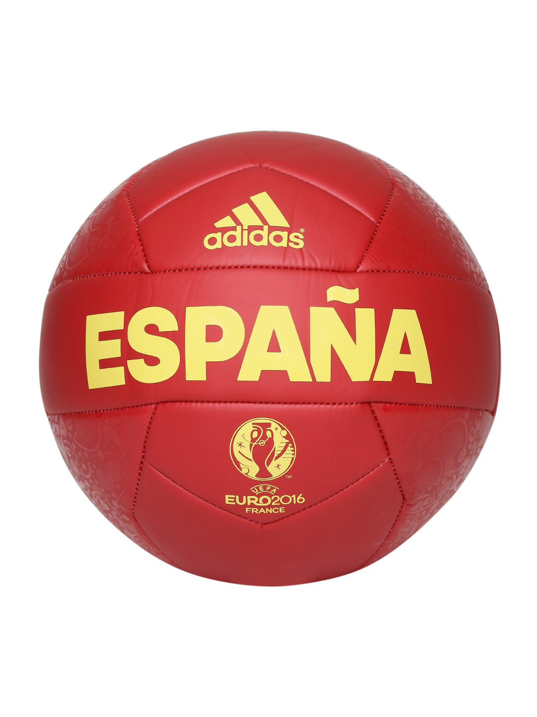 Buy ADIDAS Red EURO16OLP ESP C Printed Football Footballs for Men