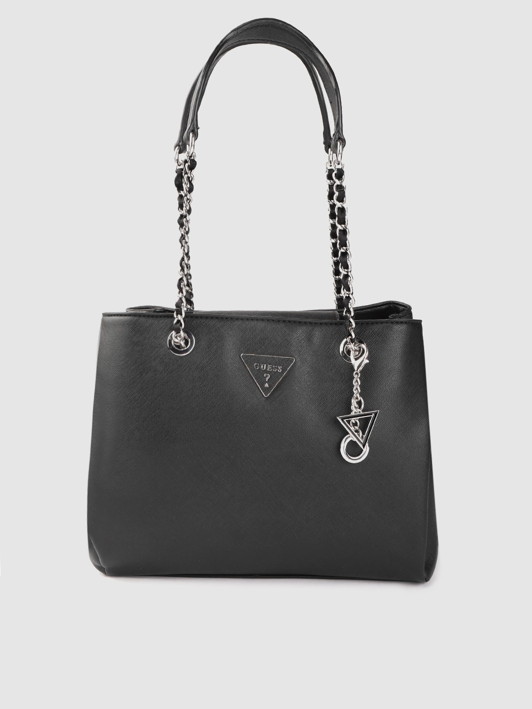 guess black nylon shoulder bag