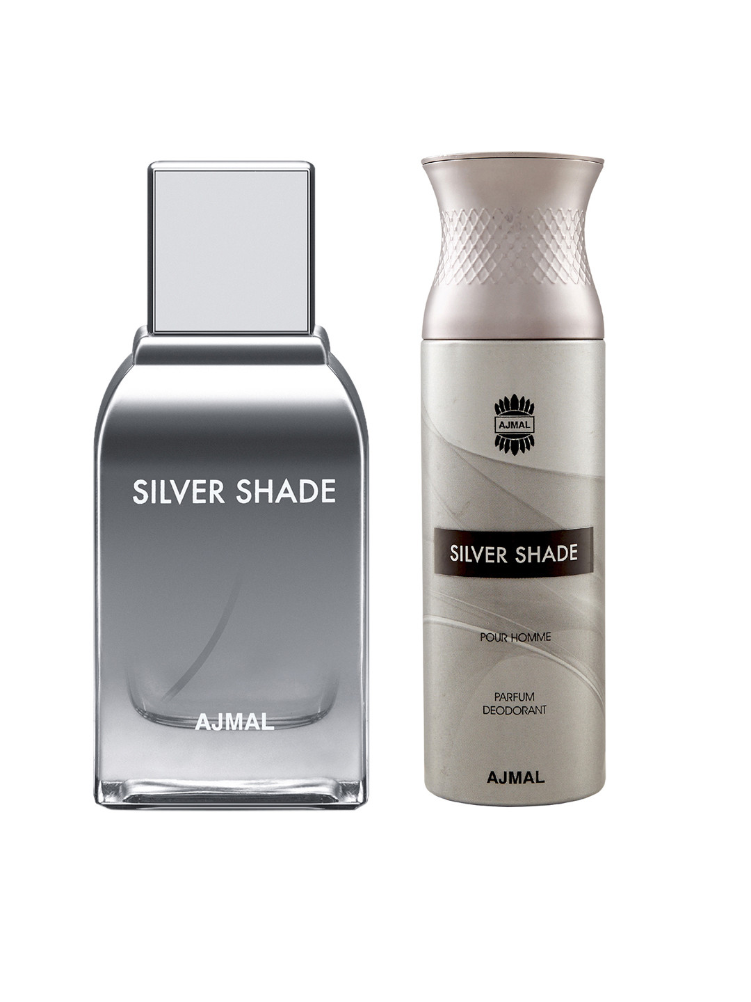 Buy Ajmal Set Of Silver Shade Eau De Parfum & Deodorant Fragrance