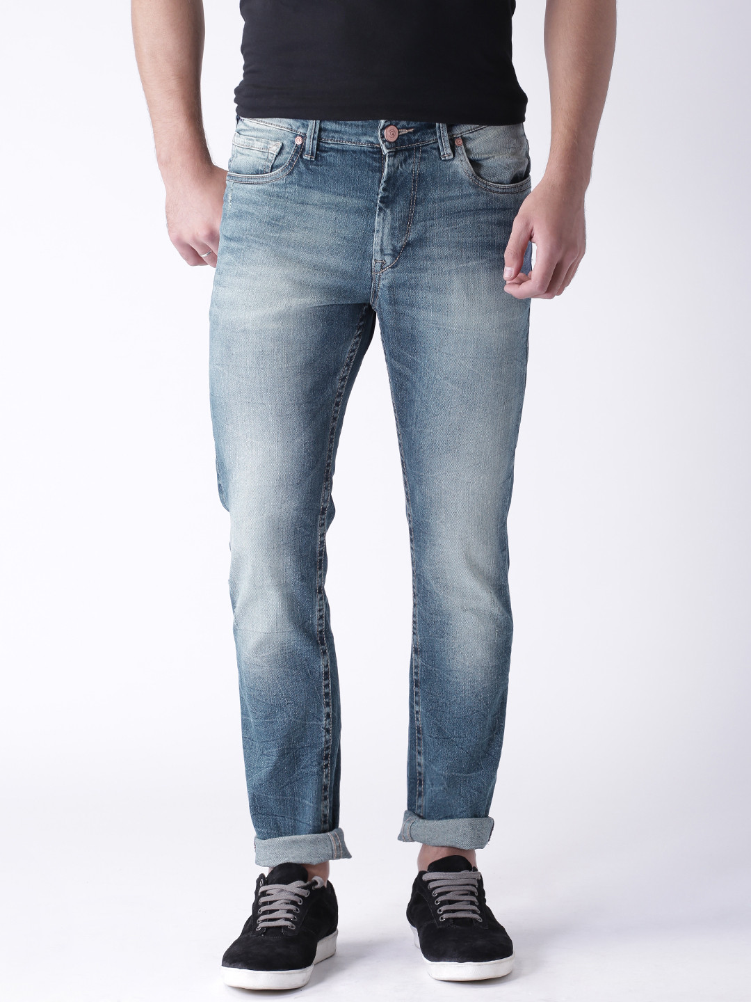 Buy Water Oil Stain Repellent Jeans Skinny Fit Jeans for Men 1102866 Myntra