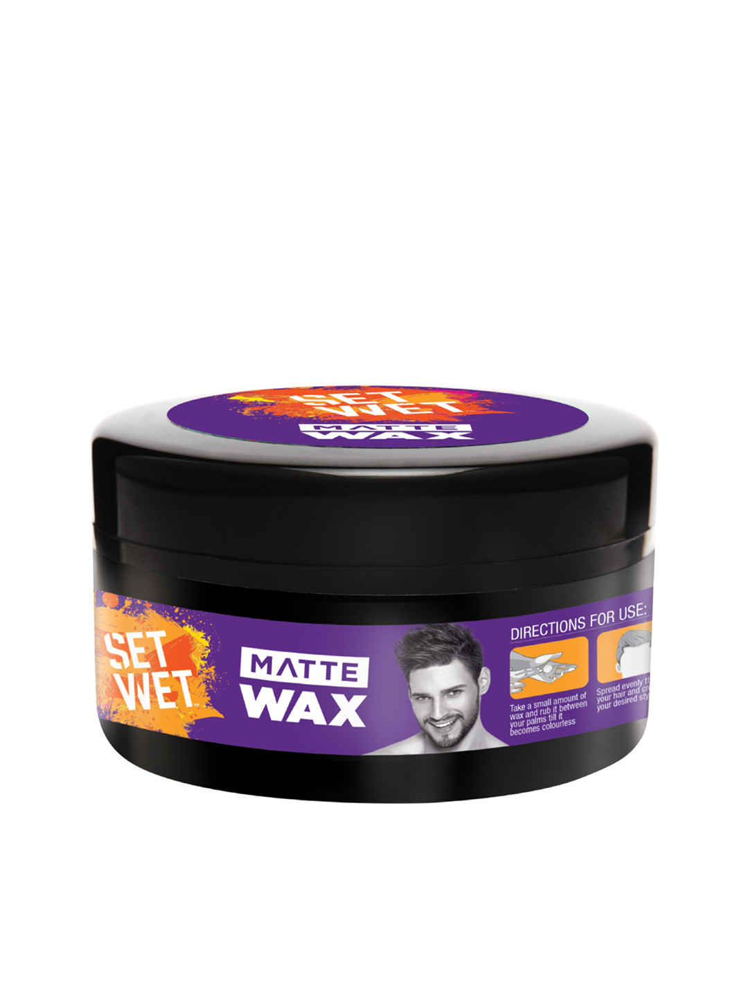 Buy Set Wet Men Matte Hair Wax 60 G Hair Gel And Spray for Men