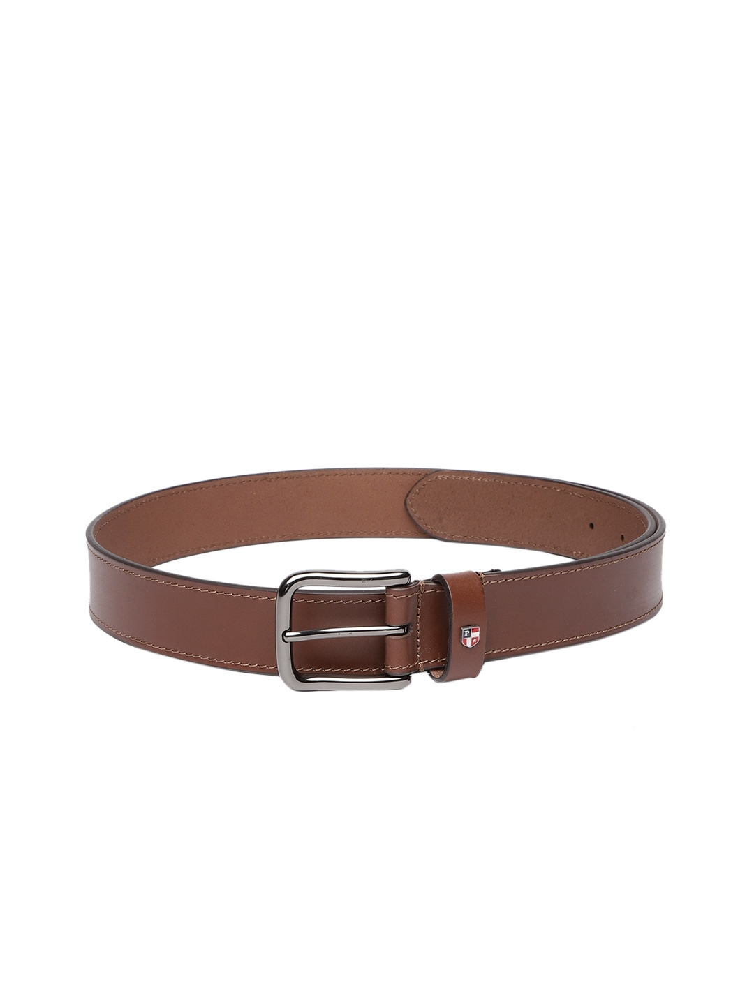 Buy U.S. Polo Assn. Men Brown Solid Leather Belt - Belts for Men ...