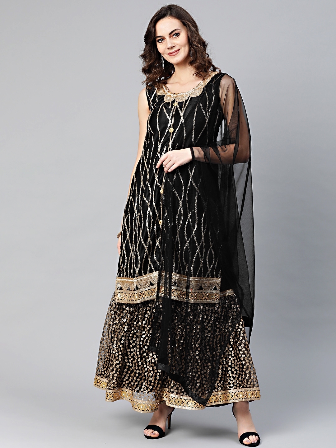 sharara set in myntra