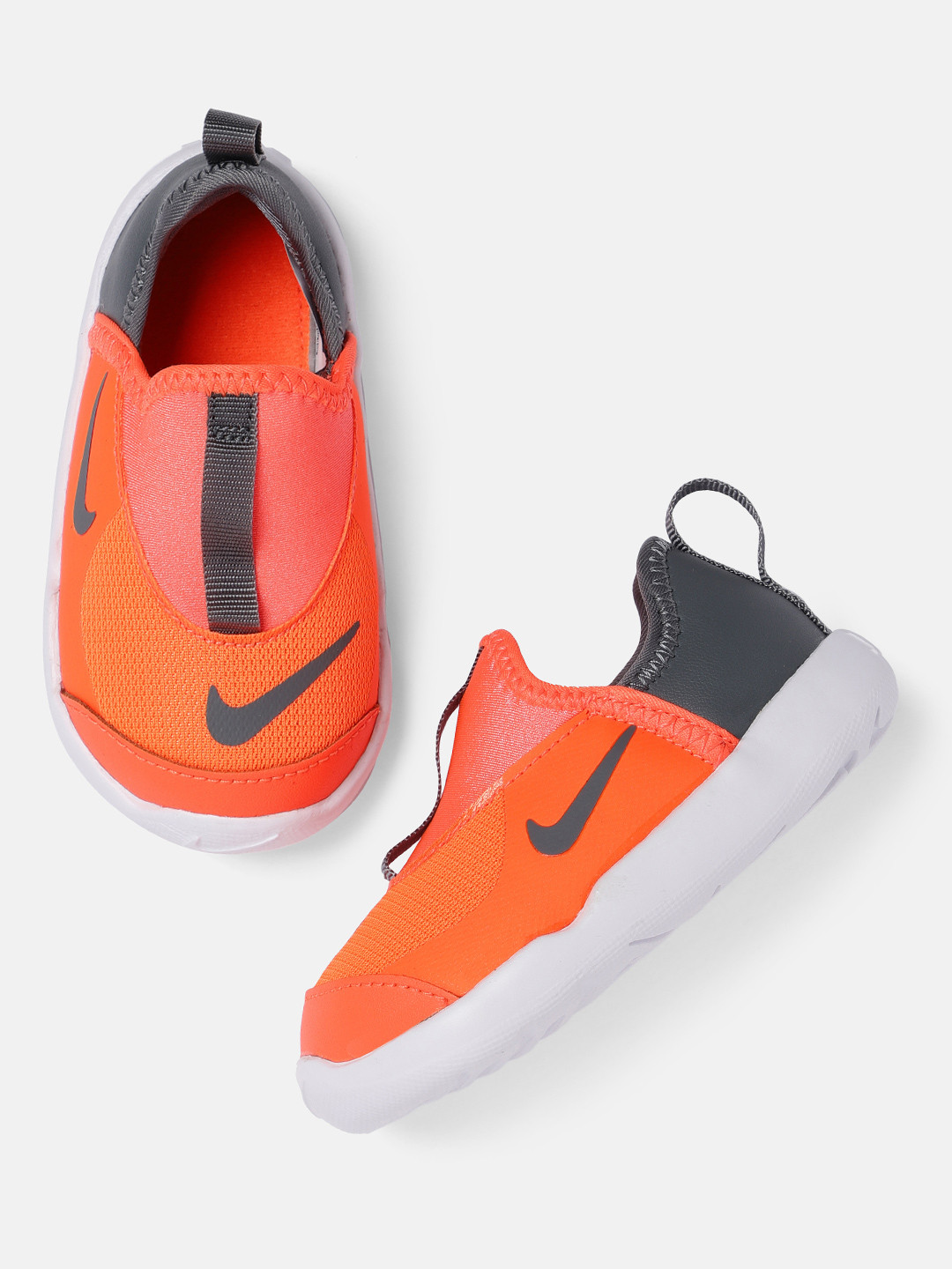 Buy Nike Boys Orange LIL' SWOOSH Slip On Sneakers - Casual Shoes for ...