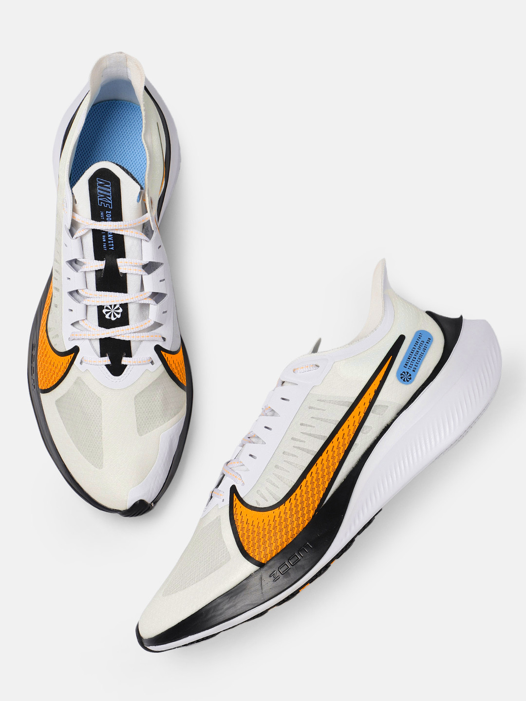 nike running zoom gravity white
