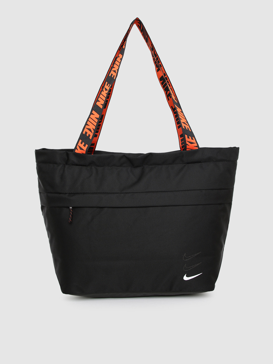 Buy Nike Unisex Black Solid Brand Logo Shoulder Bag Handbags for
