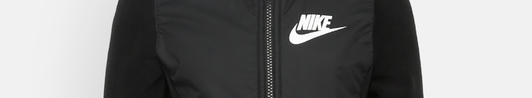 Buy Nike Boys Black Solid NSW Sporty Jacket - Jackets for Boys 11047604 ...