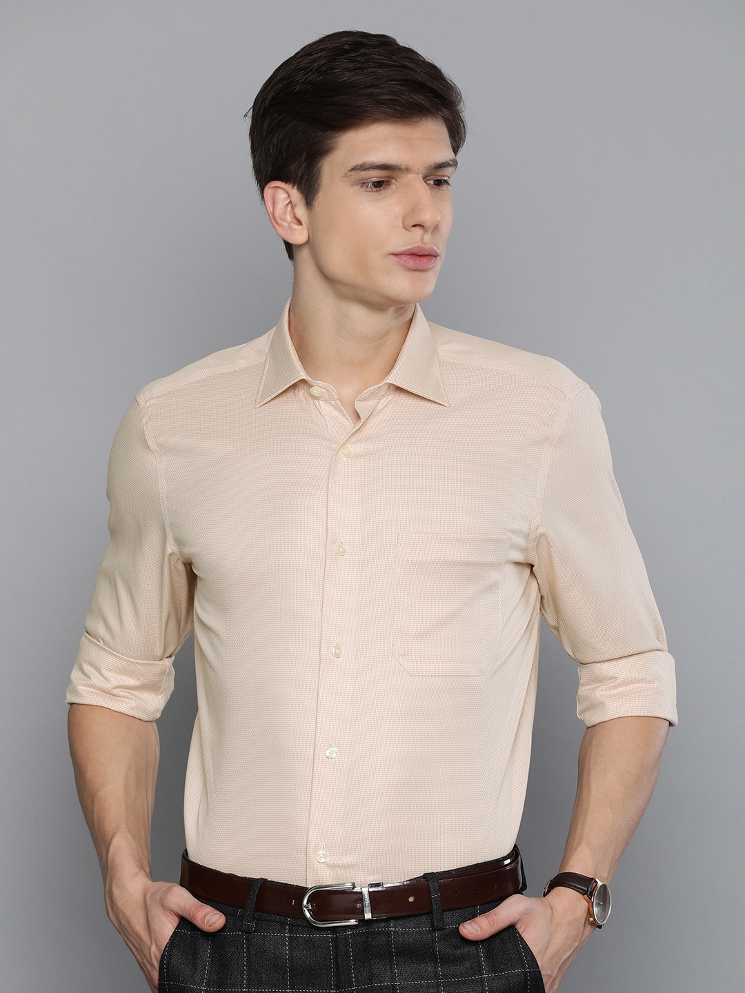 cream formal shirt mens